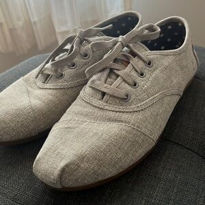 Gray Toms Cordones Sneakers